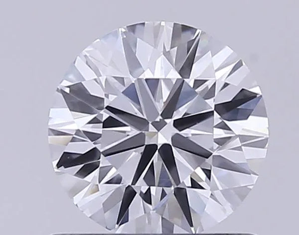 0.71ct Round Lab Grown Diamond (Colour F, Clarity VVS1, Cut EX, IGI Certified)