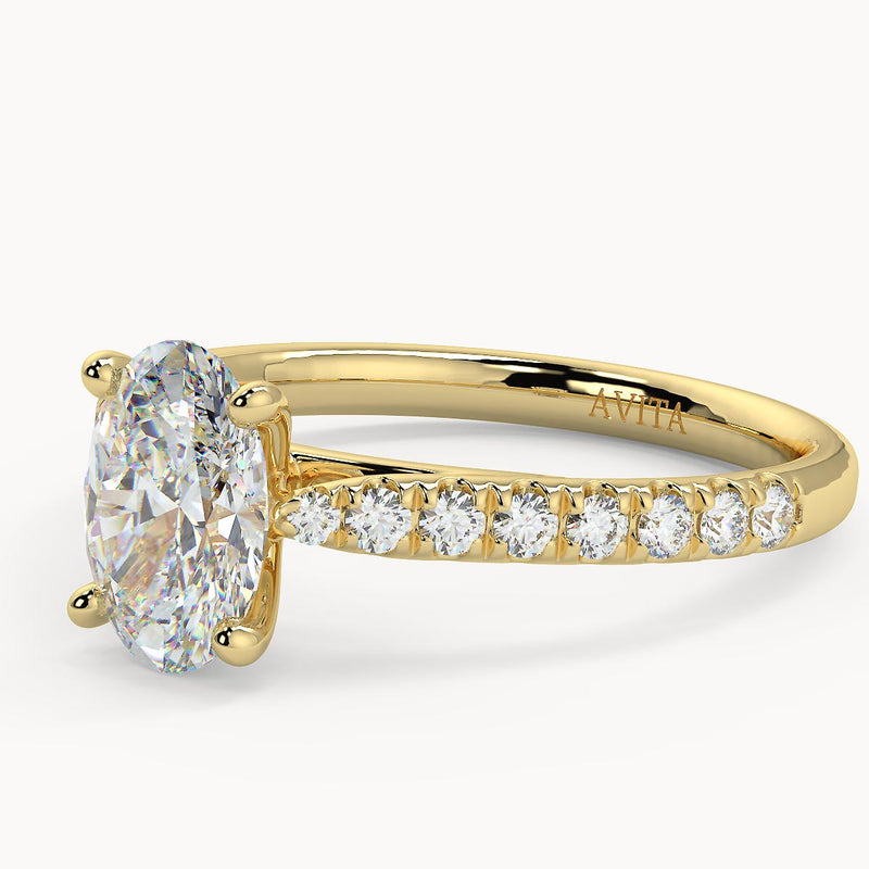 Silvie Oval Yellow Gold