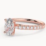 Silvie Oval Lab | Rose