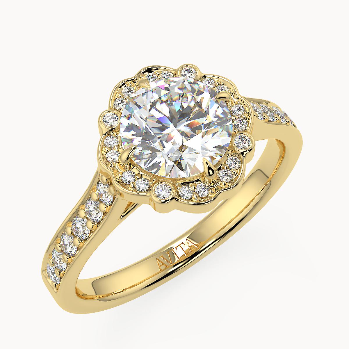 Madison Round Lab | Yellow