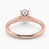Silvie Oval Lab | Rose