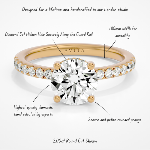 Roxanne Hidden Halo Round