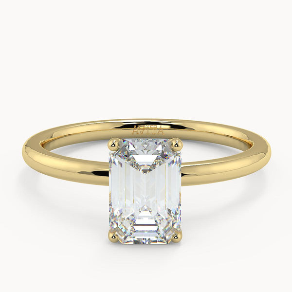 Leso Emerald Yellow Gold