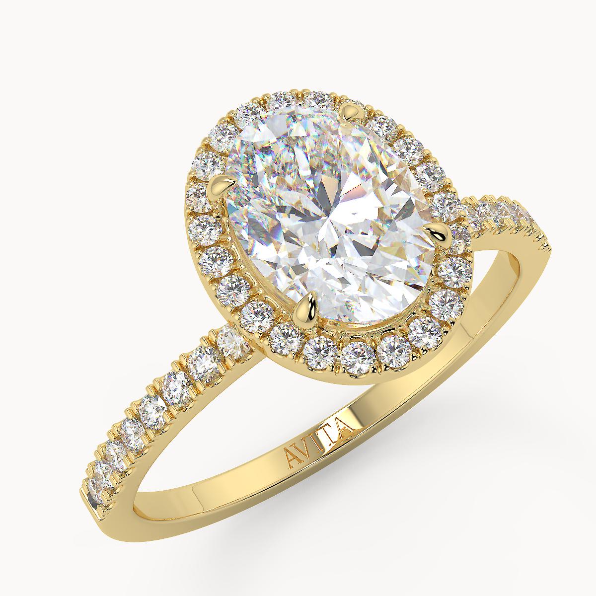 Verity Oval Yellow Gold