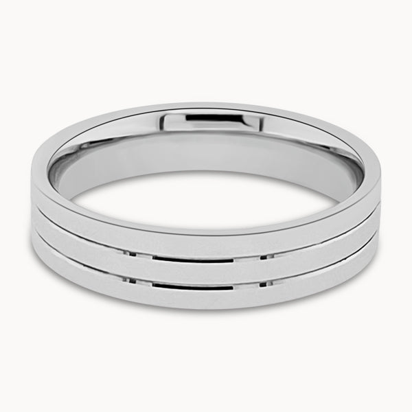 Mens Flat Court with Double Groove