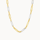 Two-Tone Long Link Chain