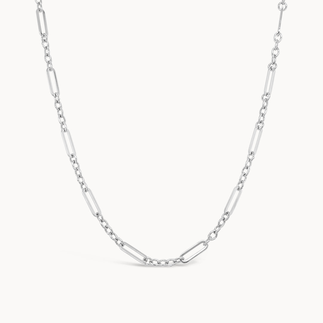 Multi Link Chain - White Gold
