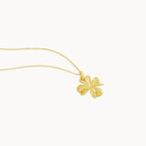 Lucky Clover Necklace - Yellow Gold