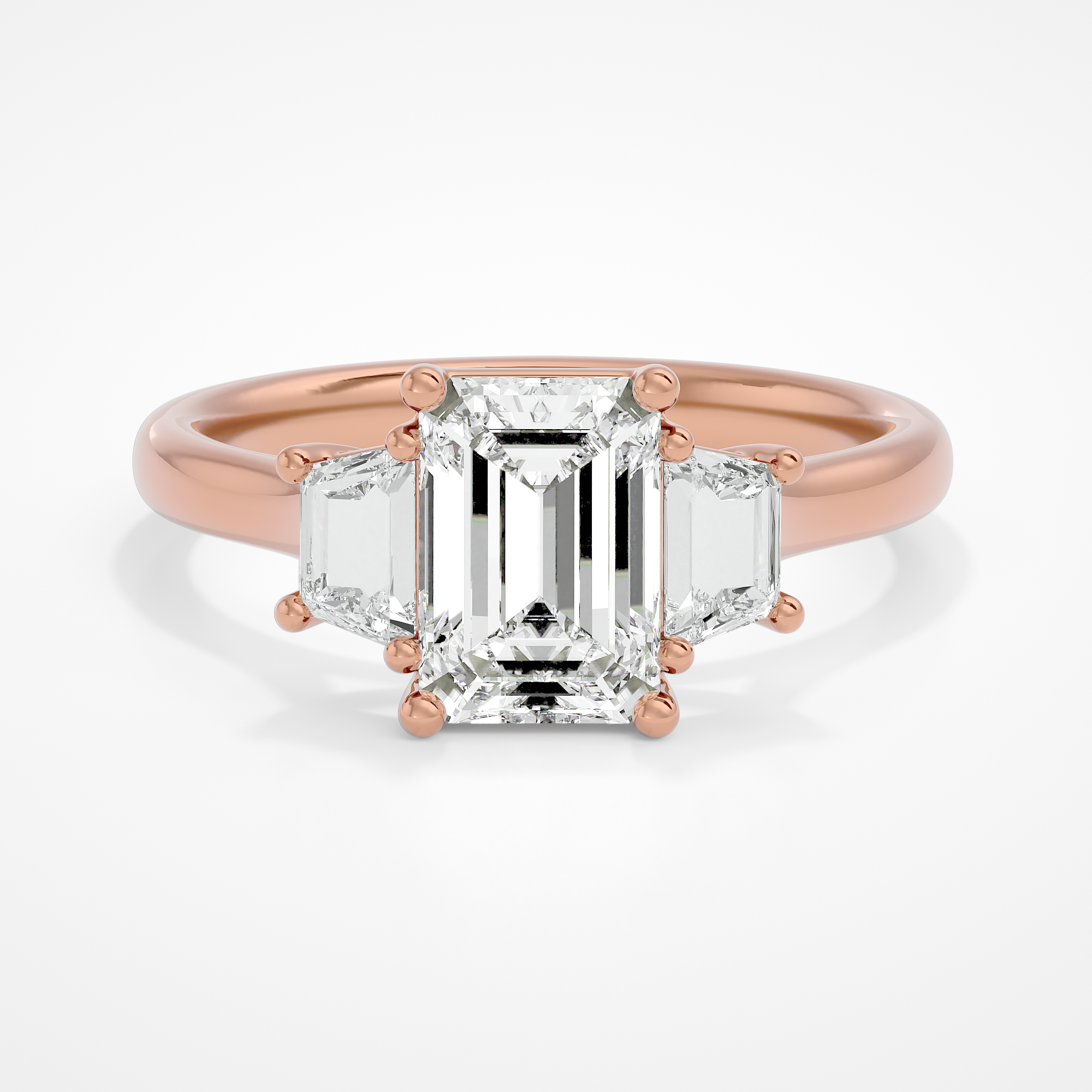 Heather Emerald | Rose Gold