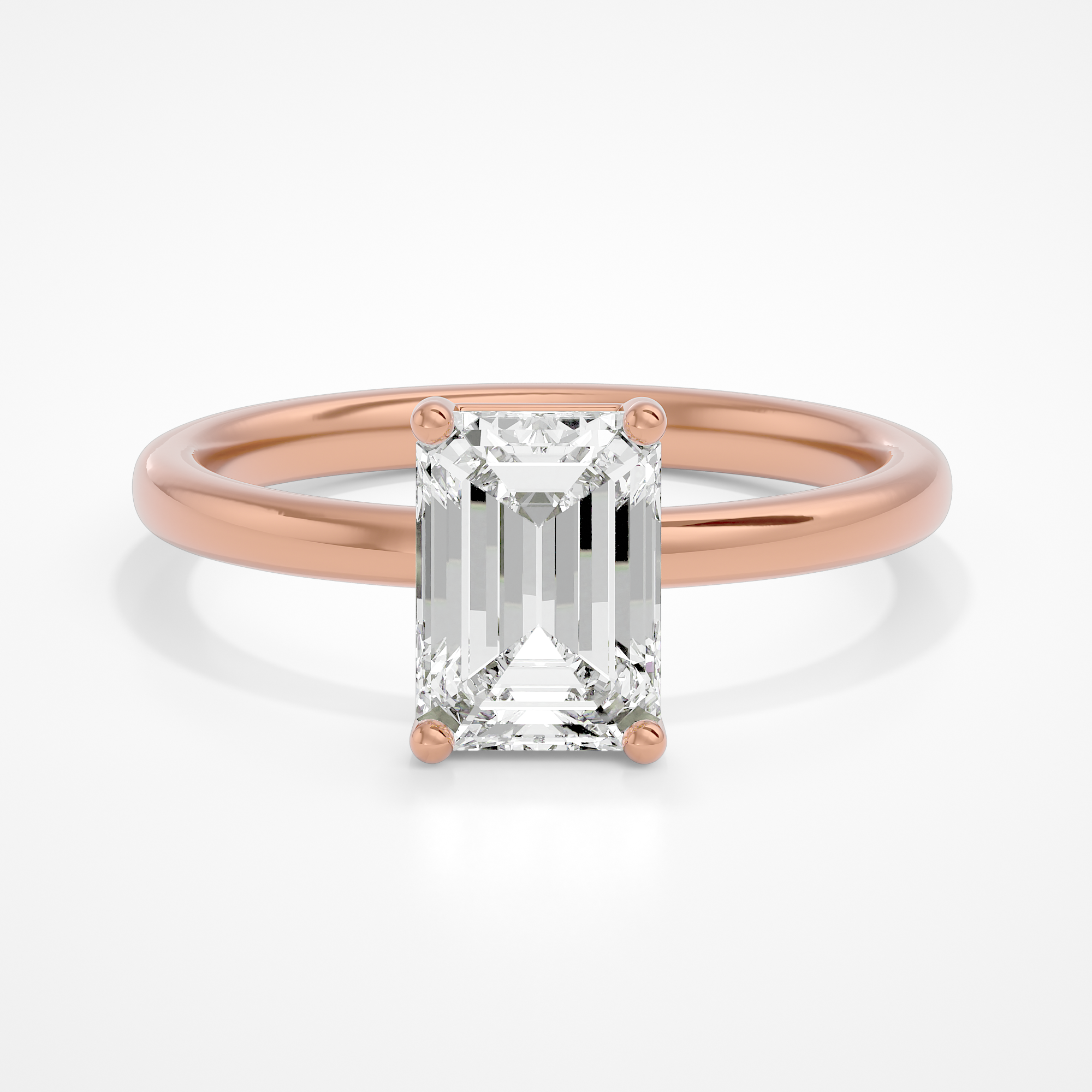 Leso Emerald | Rose Gold
