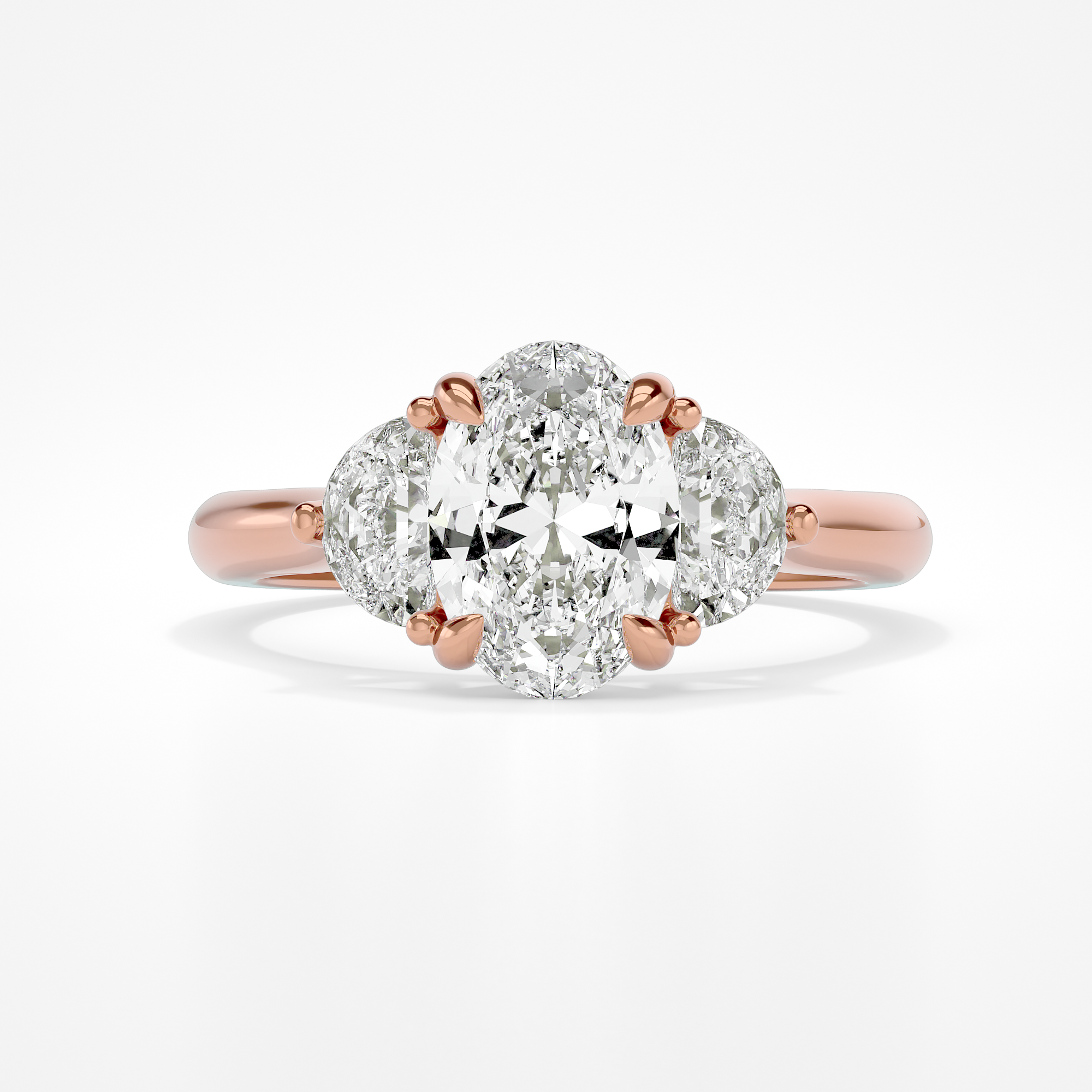 Luna Oval | Rose Gold