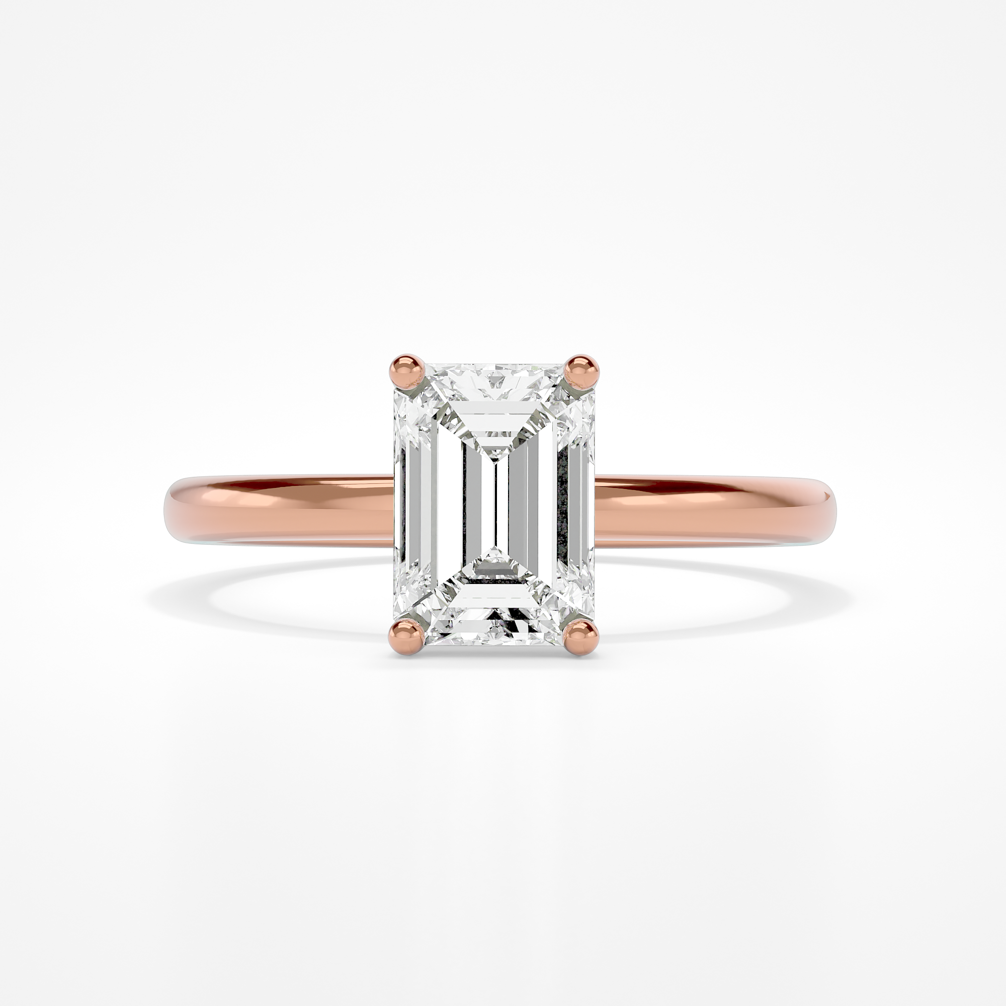 Leso Emerald | Rose Gold