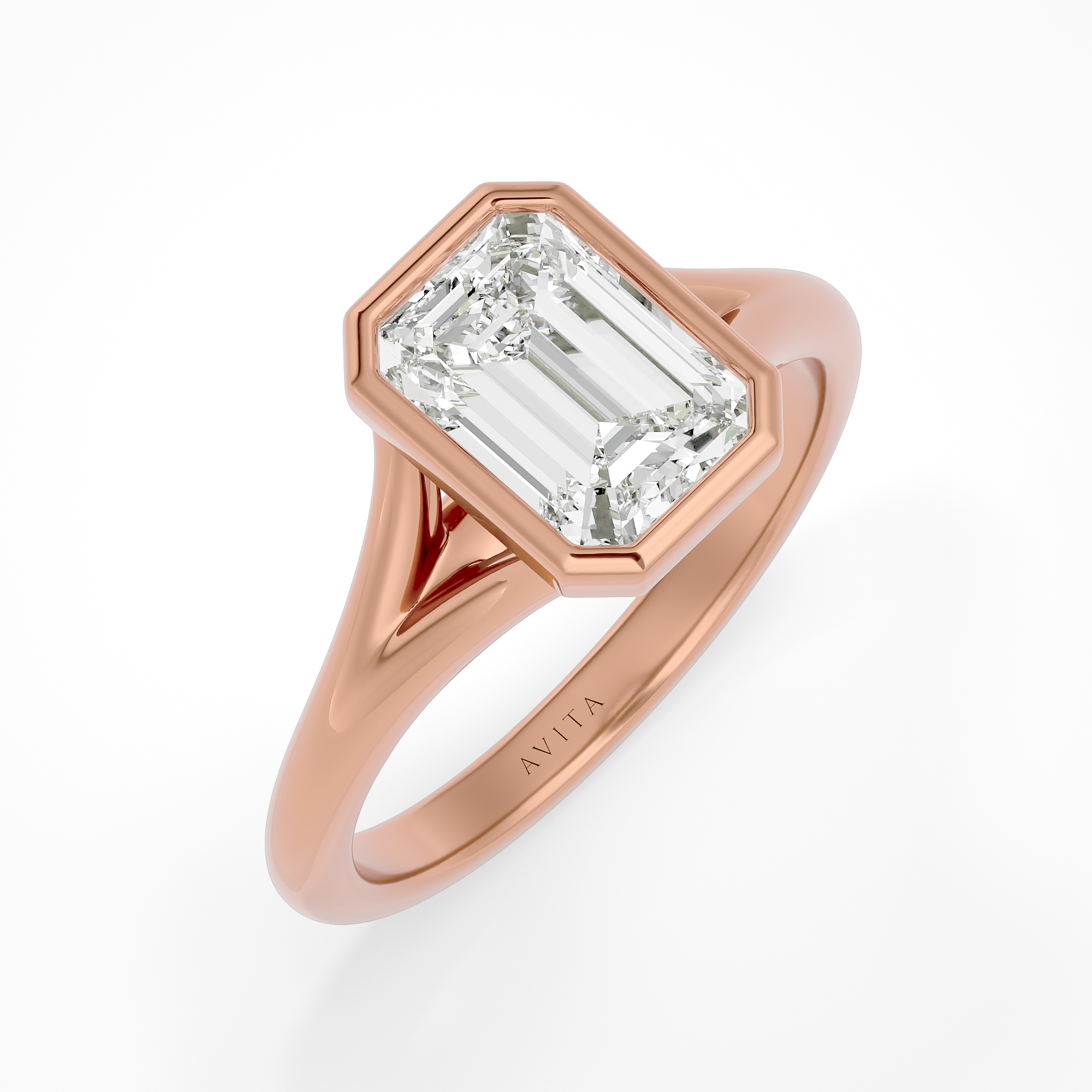 Selene Emerald | Rose Gold