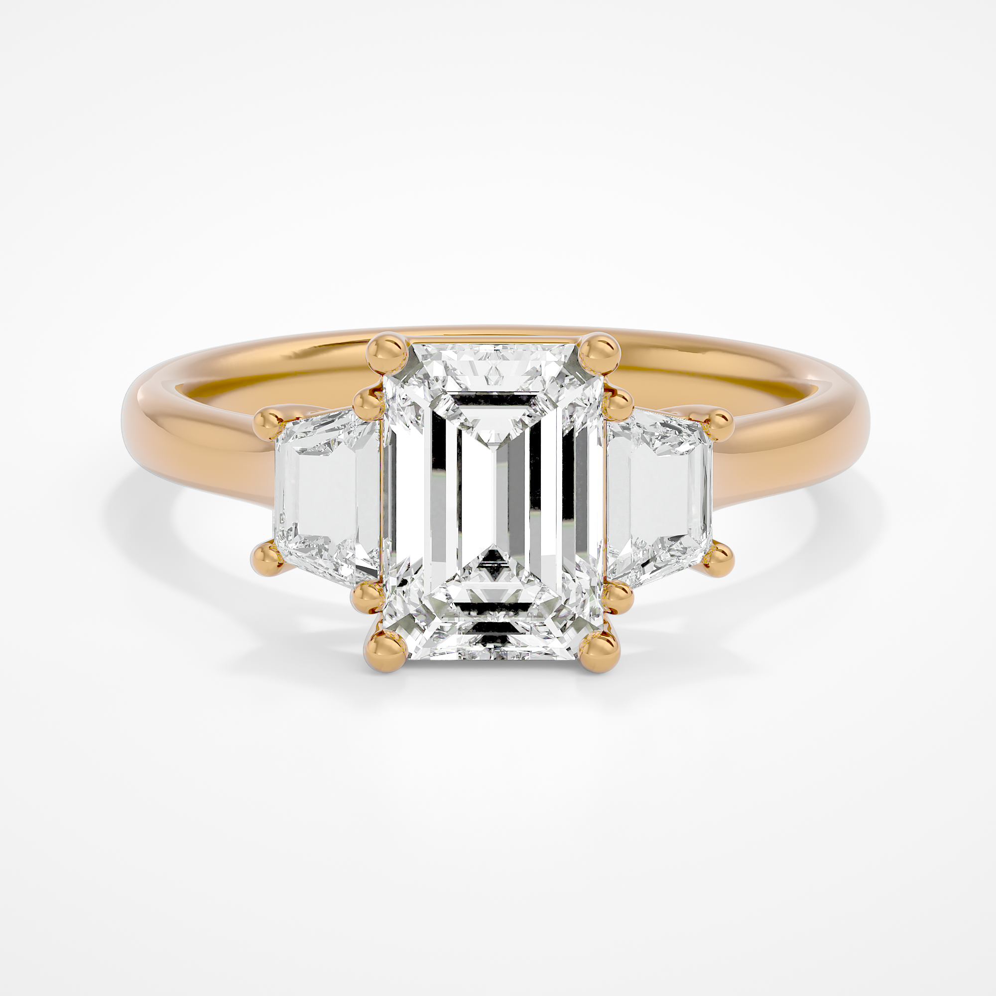 Heather Emerald | Yellow Gold