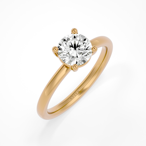 Leso Round Yellow Gold