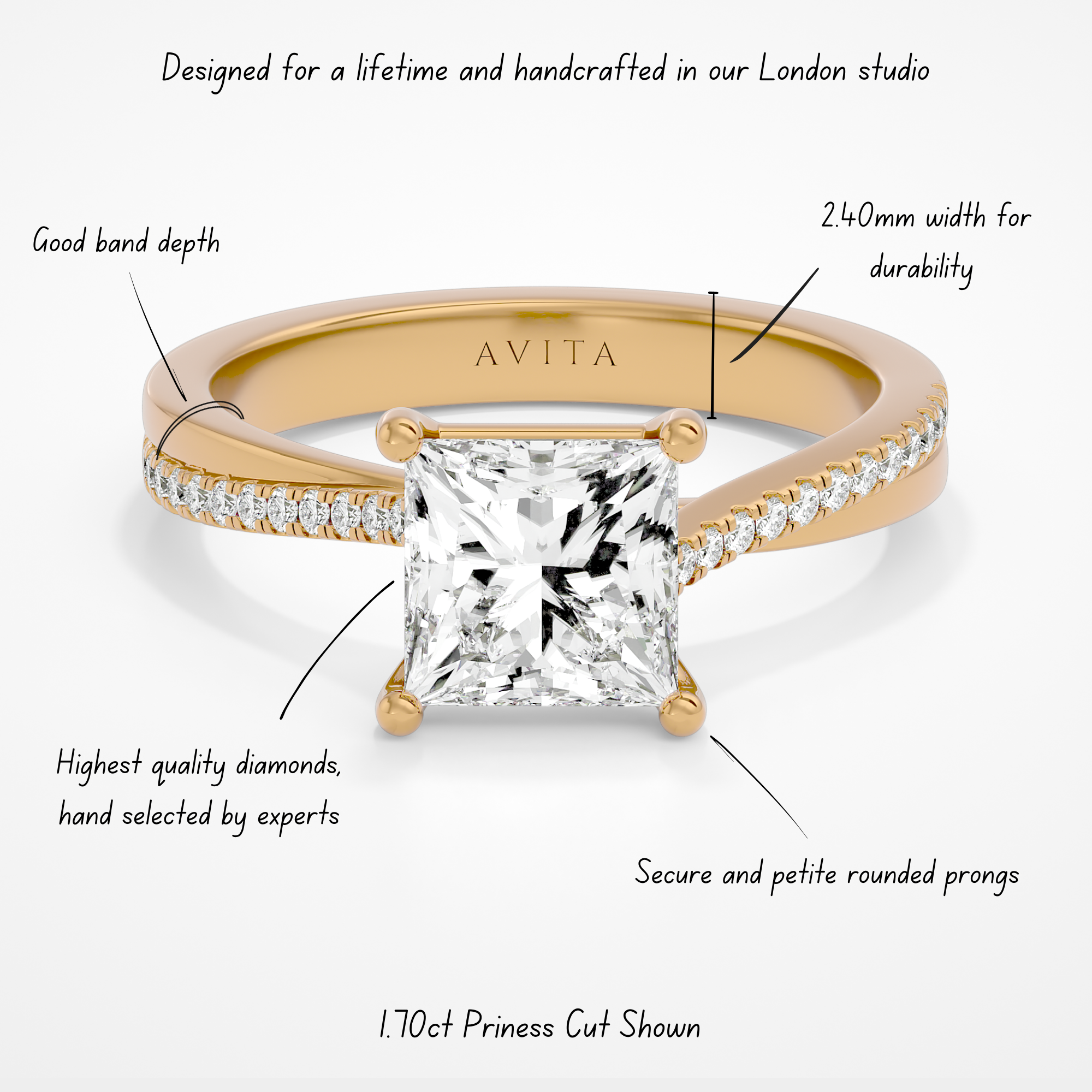 Coco Princess Yellow Gold