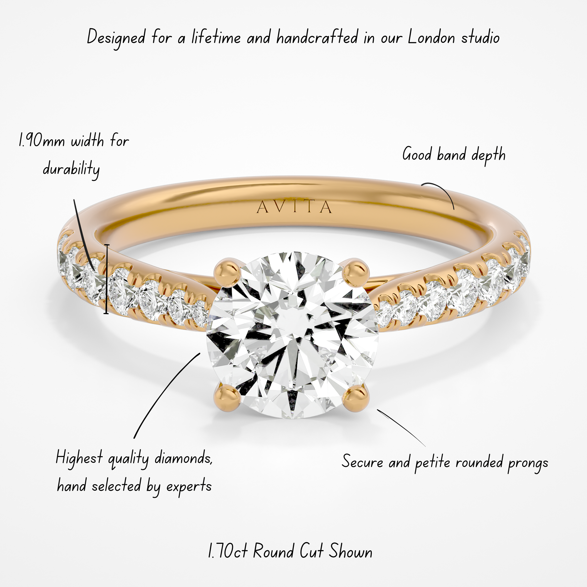 Silvie Round Lab | White