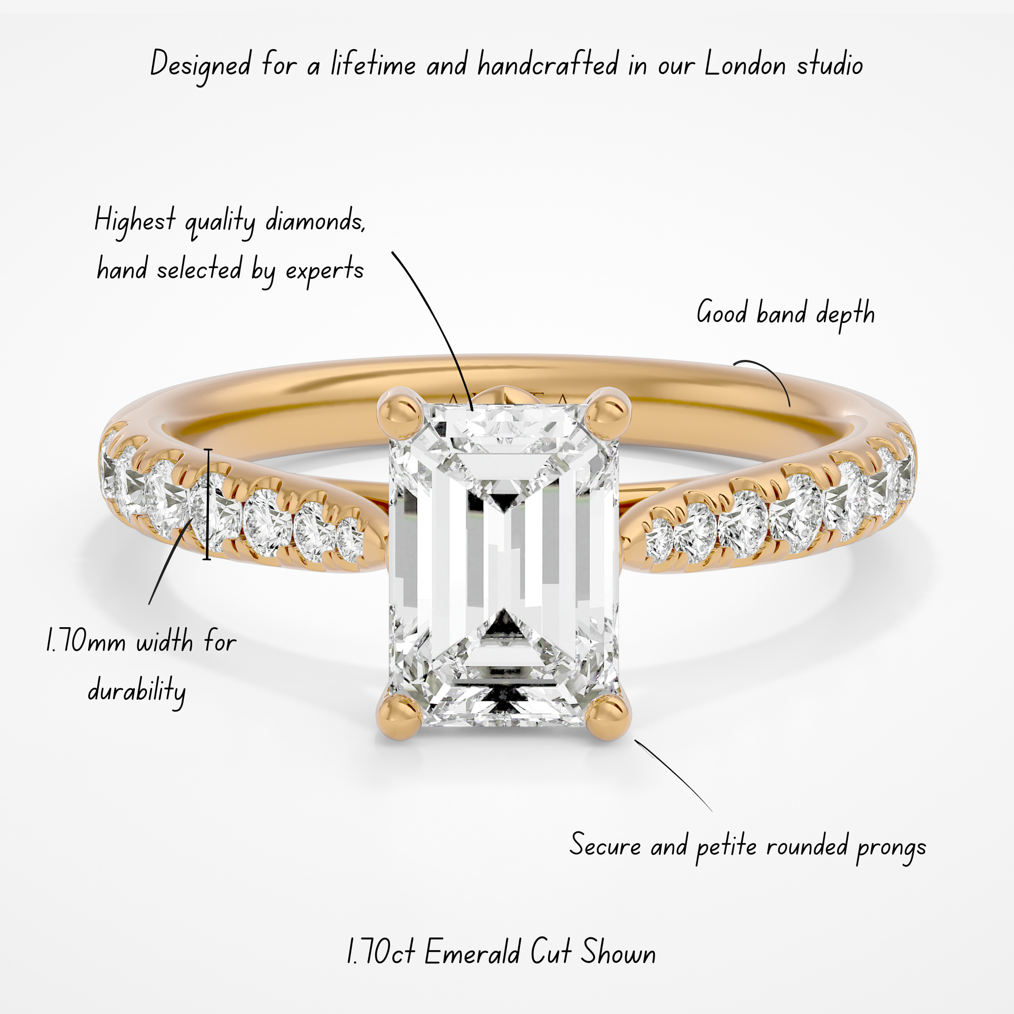 Silvie Emerald Lab | Rose