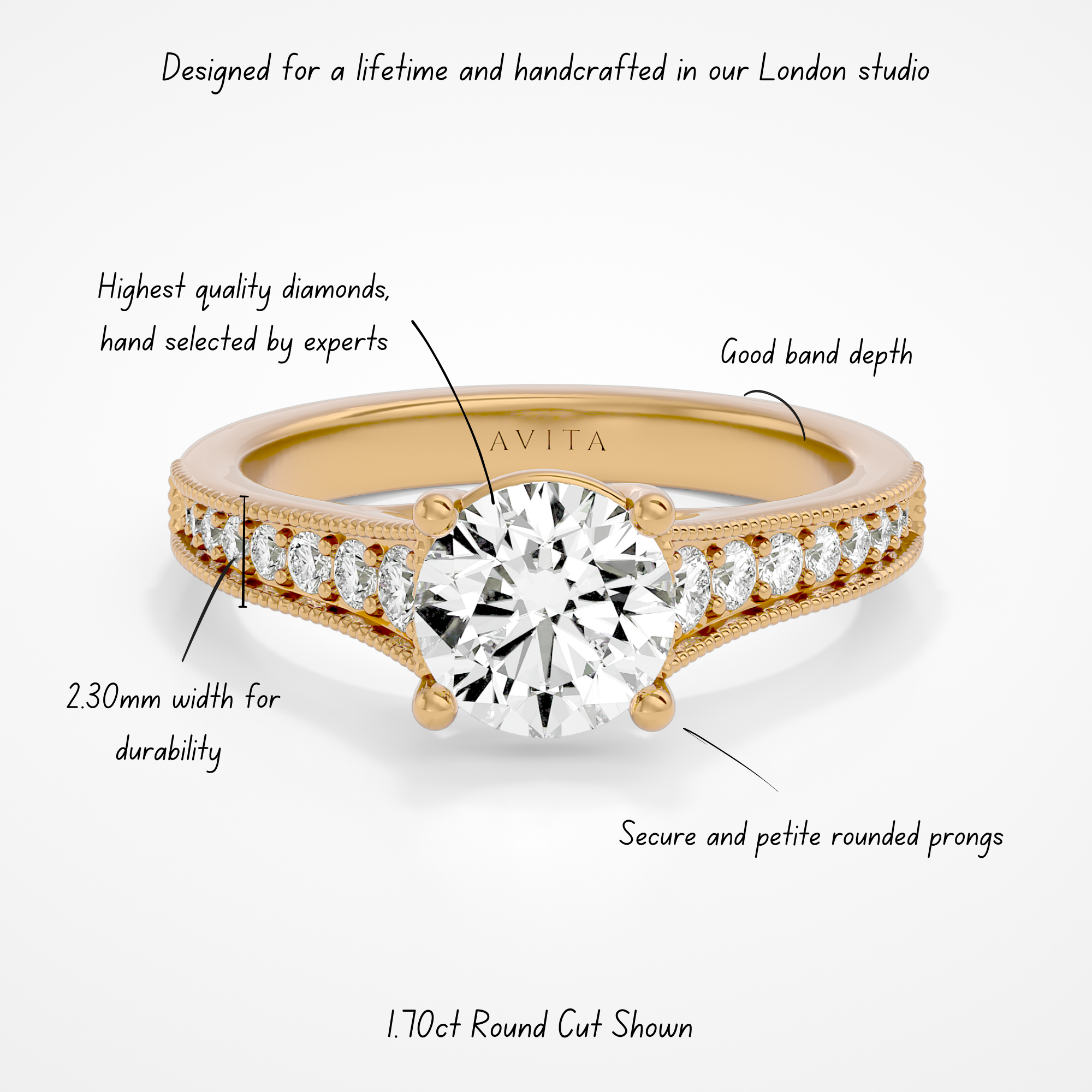 Trinity Round Lab | Yellow