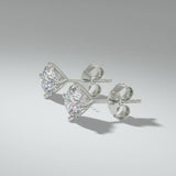 Martini Diamond Stud Earrings