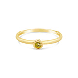 Promise Ring Yellow Diamond - Avita Jewellery