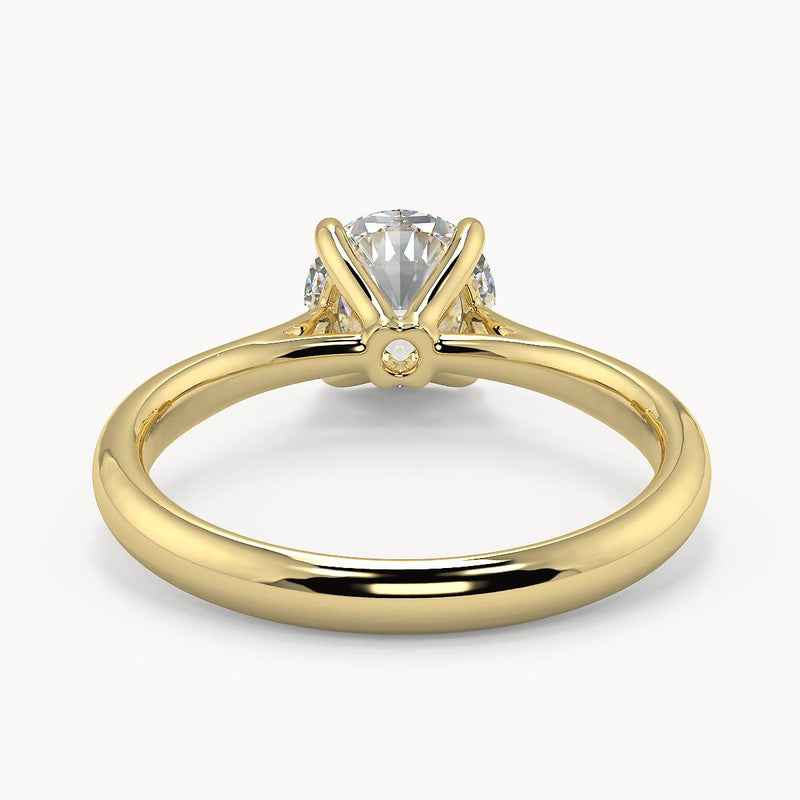 Denia Round Yellow Gold - Avita Jewellery