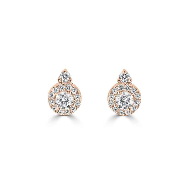 Dew Diamond Stud Earrings - Avita Jewellery