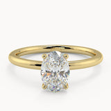 Leso Oval Yellow Gold - Avita Jewellery