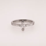 Marquise Diamond Shoulder Ring