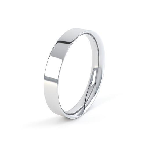 Mens 4mm Flat Court - Avita Jewellery