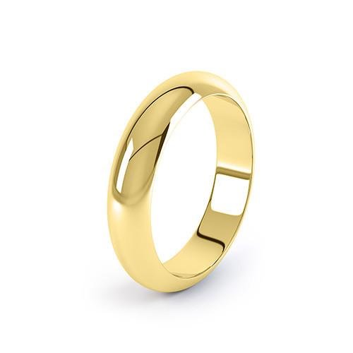 Mens 5mm D Shape - Avita Jewellery