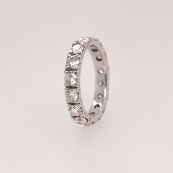 Round Diamond Eternity Band