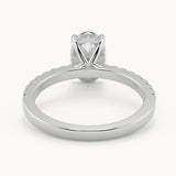 Roxanne Hidden Halo Oval - Avita Jewellery