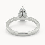 Roxanne Hidden Halo Pear - Avita Jewellery