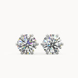 Six Prong Diamond Stud Earrings - Avita Jewellery